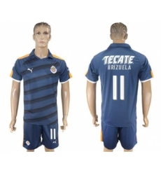 Guadalajara #11 Brizuela Away Soccer Club Jersey