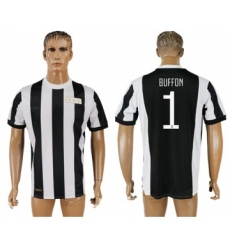 Juventus #1 Buffon 120th Anniversary Soccer Club Jersey