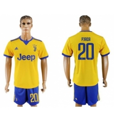 Juventus #20 Pjaca Away Soccer Club Jersey