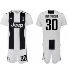 Juventus #30 Bentancur Home Soccer Club Jersey
