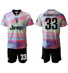 Juventus #33 Bernardeschi Anniversary Soccer Club Jersey