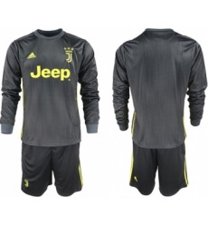 Juventus Blank Third Long Sleeves Soccer Club Jersey