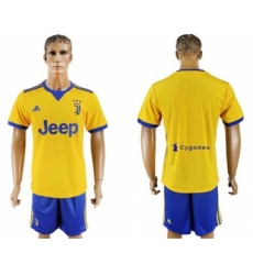 Juventus Blank Yellow Soccer Club Jersey