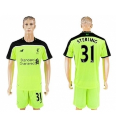 Liverpool #31 Sterling Sec Away Soccer Club Jersey
