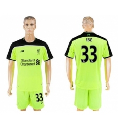 Liverpool #33 IBE Sec Away Soccer Club Jersey