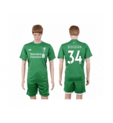 Liverpool #34 Bogdan Green Goalkeeper Soccer Club Jersey