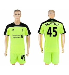 Liverpool #45 Balotelli Sec Away Soccer Club Jersey
