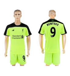 Liverpool #9 Benteke Sec Away Soccer Club Jersey