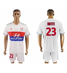 Lyon #23 Umtiti Home Soccer Club Jersey