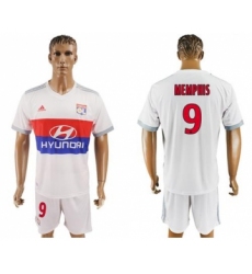 Lyon #9 Memphis Home Soccer Club Jersey