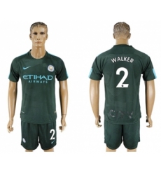Manchester City #2 Walker Sec Away Soccer Club Jersey