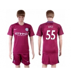 Manchester City #55 Diaz Away Soccer Club Jersey
