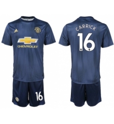 Manchester United #16 Carrick Third Soccer Club Jersey