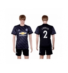 Manchester United #2 Lindelof Away Soccer Club Jersey