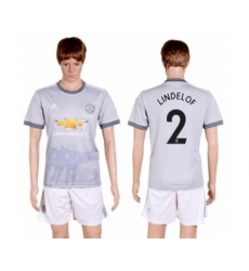 Manchester United #2 Lindelof Sec Away Soccer Club Jersey