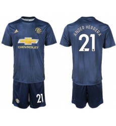 Manchester United #21 Ander Herrera Third Soccer Club Jersey