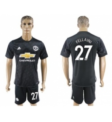 Manchester United #27 Fellaini Away Soccer Club Jersey