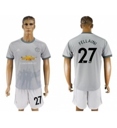 Manchester United #27 Fellaini Sec Away Soccer Club Jersey