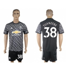 Manchester United #38 Tuanzebe Black Soccer Club Jersey
