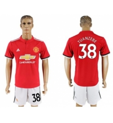 Manchester United #38 Tuanzebe Red Home Soccer Club Jersey