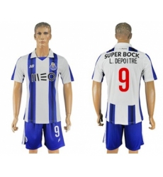 Oporto #9 L.Depoitre Home Soccer Club Jersey