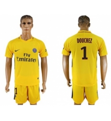 Paris Saint-Germain #1 Douchez Away Soccer Club Jersey