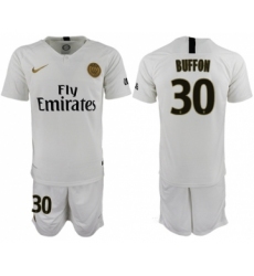Paris Saint-Germain #30 Buffon Away Soccer Club Jersey