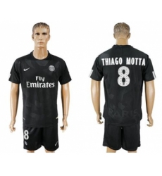 Paris Saint-Germain #8 Thiago Motta Sec Away Soccer Club Jersey