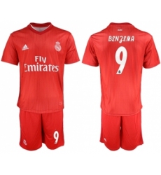 Real Madrid #9 Benzema Third Soccer Club Jersey