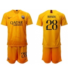 Roma #28 Bianda Third Soccer Club Jersey