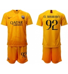 Roma #92 El Shaarawy Third Soccer Club Jersey