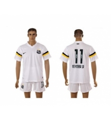 Santos #11 Neymarjr White Home Soccer Club Jersey