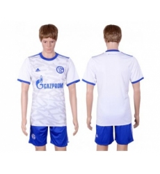 Schalke 04 Blank Away Soccer Club Jersey