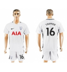 Tottenham Hotspur #16 Trippier White Home Soccer Club Jersey
