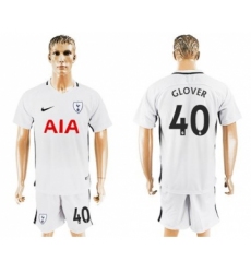 Tottenham Hotspur #40 Glover White Home Soccer Club Jersey