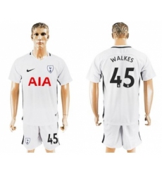 Tottenham Hotspur #45 Walkes White Home Soccer Club Jersey