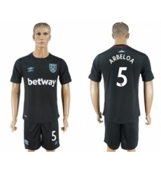 West Ham United #8 Kouyate Away Soccer Club Jersey