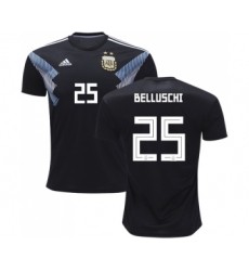 Argentina #25 Belluschi Away Soccer Country Jersey
