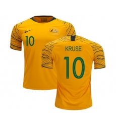 Australia #10 Kruse Home Soccer Country Jersey