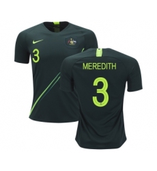 Australia #3 Meredith Away Soccer Country Jersey