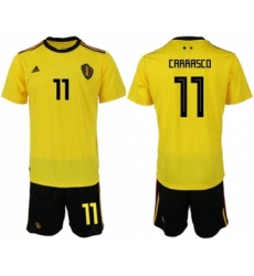 Belgium #11 Carrasco Away Soccer Country Jersey