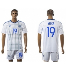 Bosnia Herzegovina #19 Visca Away Soccer Country Jersey
