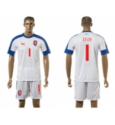 Czech #1 Cech Away Soccer Country Jersey