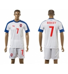Czech #7 Posicky Away Soccer Country Jersey
