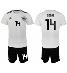 Egypt #14 Sobhi Away Soccer Country Jersey