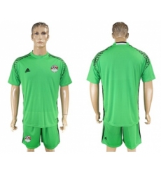 Egypt Blank Green Goalkeeper Soccer Country Jersey