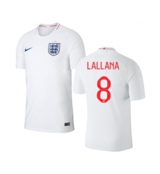 England #8 Lallana Home Thai Version Soccer Country Jersey