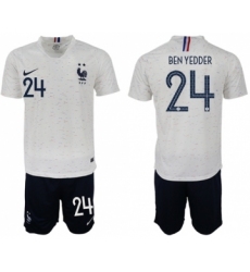 France #24 Ben Yedder Away Soccer Country Jersey