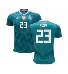 Germany #23 Rudy Away Soccer Country Jersey