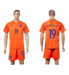 Holland #19 Huntelaar Home Soccer Country Jersey